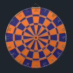 Orange And Navy Dart Board<br><div class="desc">Orange And Navy Dart Board</div>