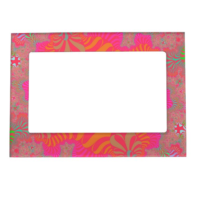 Orange and Pink Cross Magnetic Frame (Front)
