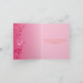 Orange and Pink Floral Thank You Card (Inside)
