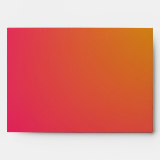Orange and Pink Gradient Envelope (Front)