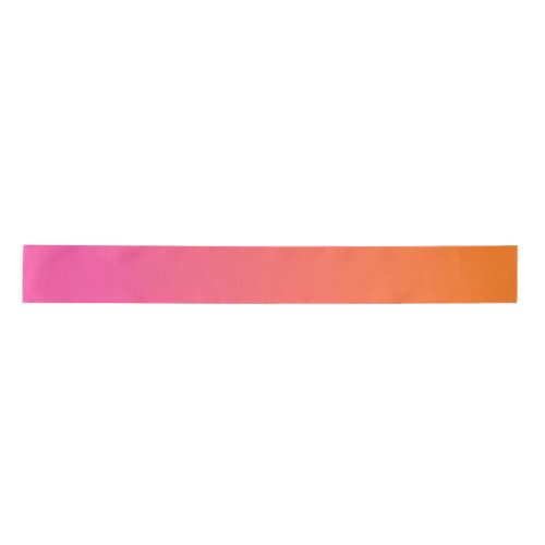 Orange and Pink Gradient Satin Ribbon