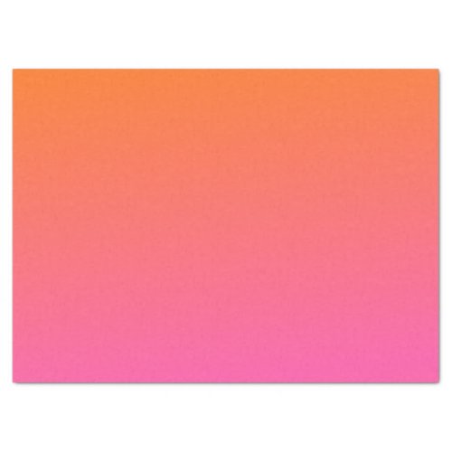 Orange and Pink Gradient Tissue Paper