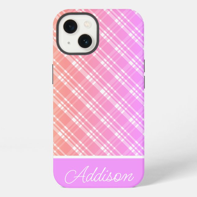 Orange And Purple Gradient  Iphone Case (Back)