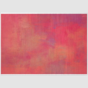 Orange and Red Paint Abstract Background Tissue Paper