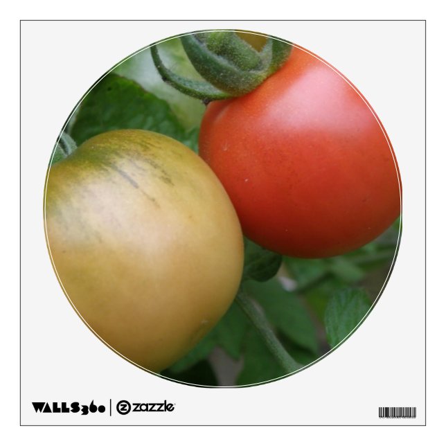 Orange and Red Tomatoes Wall Decal (Front)
