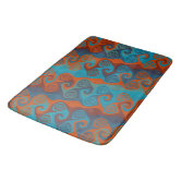 Abstract Soft Hues Gray Beige Steel Blue & Brown Bath Towel Set, Zazzle