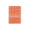 Orange and White Polka Dot Passport Holder