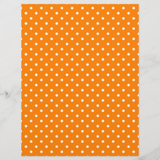 Orange and White Polka Dots (Front)
