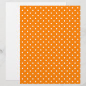 Orange and White Polka Dots (Front/Back)