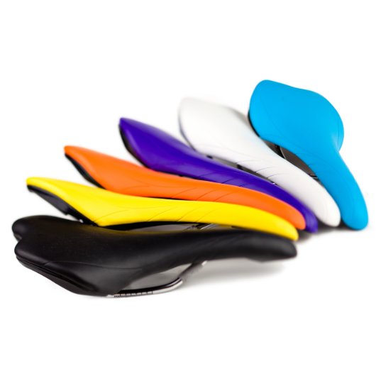 Orange and White Road Bike w/Flip Flop Hub (Saddles)