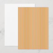 Orange and White Striped Pattern (Front/Back)