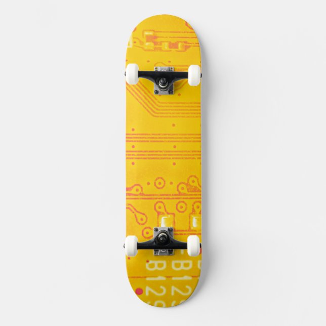 Orange and yellow circuit board  (Front)