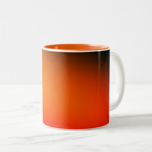 Orange and yellow color mixed Coffee Mugs