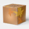 Orange and Yellow Fall Leaves Wedding Favor Box