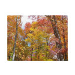 Orange and Yellow Fall Trees Autumn Photography Doormat