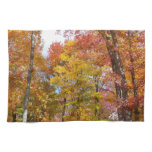 Orange and Yellow Fall Trees Autumn Photography Kitchen Towel