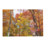 Orange and Yellow Fall Trees Autumn Photography Placemat