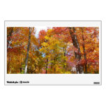 Orange and Yellow Fall Trees Autumn Photography Wall Decal