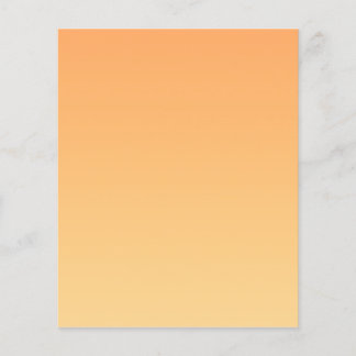 Orange and Yellow Gradient Background Flyer