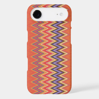 Orange and Zigzag iPhone 17 Air Case