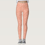 Orange Animal Print Tiger Stripes Leggings<br><div class="desc">Modern and fun leggings with hand drawn pattern of tiger stripes in orange.</div>