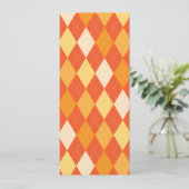 Orange argyle pattern (Standing Front)