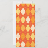 Orange argyle pattern (Front)