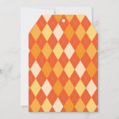 Orange argyle pattern (Front)