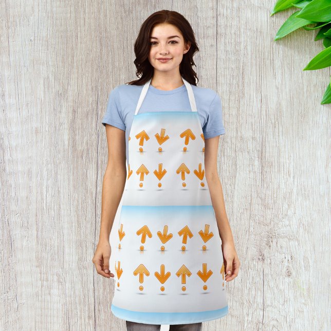 Orange Arrows Apron (Creator Uploaded)
