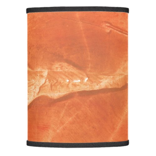 Orange art lamp shade