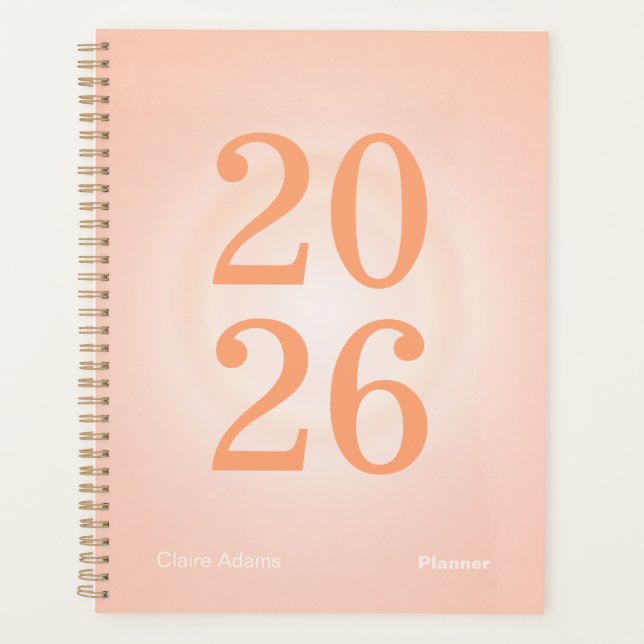 Orange Aura Big Year Planner (Front)