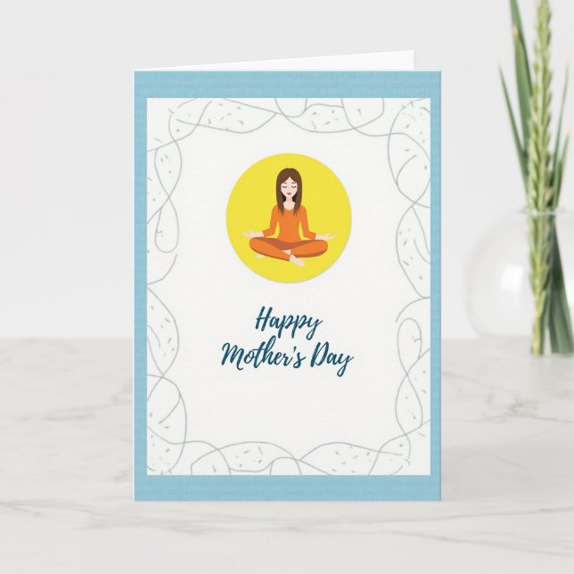Orange Aura Mothers Day Card (Front)