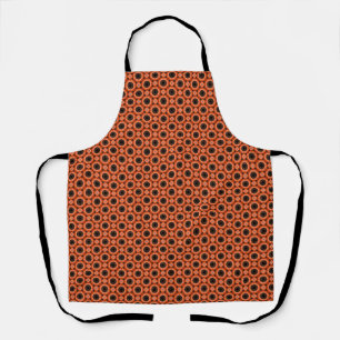 Orange Autumn Flower Apron