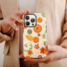 Orange Autumn Pumpkin iPhone 13 Case Case Mate