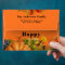 Orange Autumn Pumpkin Thanksgiving Return Address