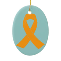 Orange Awareness Ribbon - Leukemia, MS