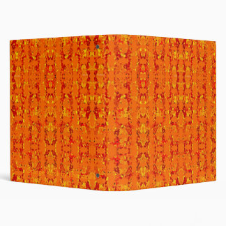 Orange Aztek Binder
