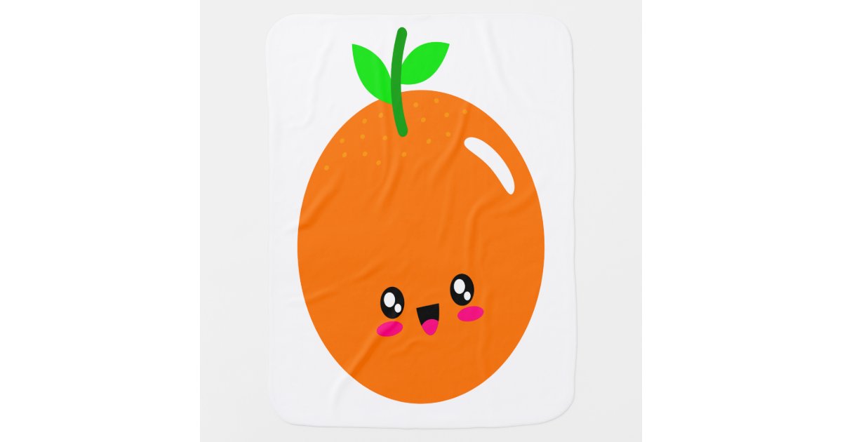 Orange Baby Blanket Zazzle