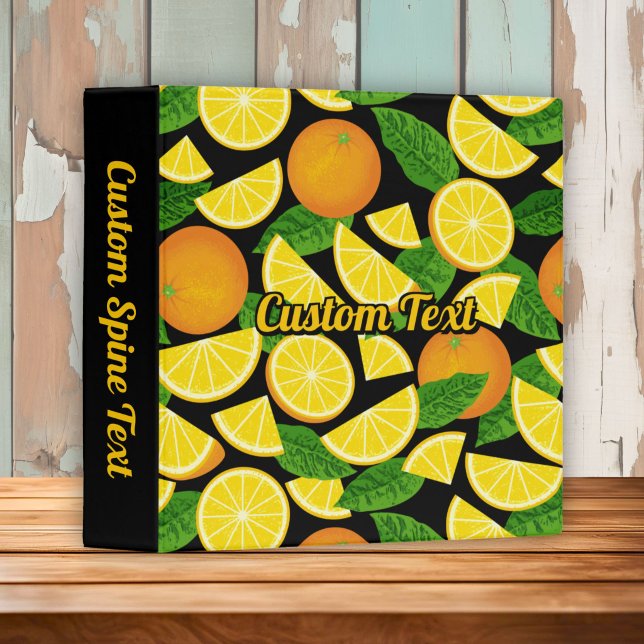 Orange Background 3 Ring Binder (Creator Uploaded)