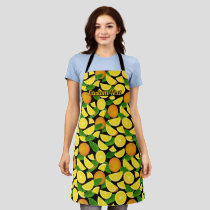 Orange Background Apron