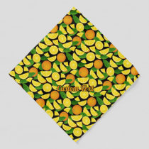 Orange Background Bandana