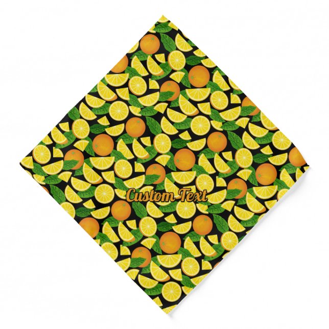 Orange Background Bandana (Front)