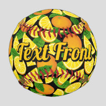 Orange Background Baseball