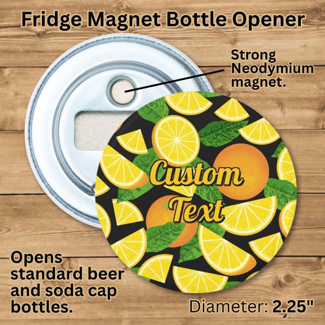 Orange Background Bottle Opener (Creator Uploaded)