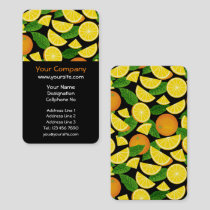 Orange Background Business Card