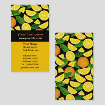 Orange Background Business Card