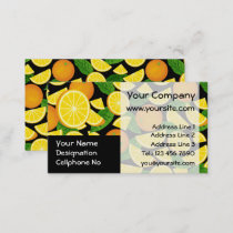 Orange Background Business Card