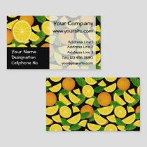 Orange Background Business Card