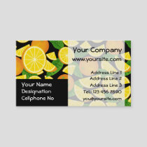 Orange Background Business Card