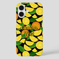 Orange Background iPhone 16 Case